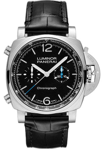 Panerai Luminor Chrono Steel — Black Dial | Ref. PAM01109