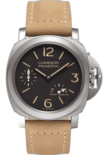 Panerai Luminor Titanium — Brown Dial 8 Days Power Reserve | Ref. PAM00797