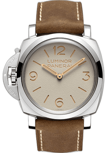 Panerai Luminor Steel — Beige Sandwich Dial | Ref. PAM01075