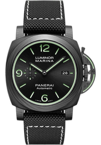 Panerai Luminor Marina Carbotech — Black Sun-Brushed Dial | Ref. PAM01118