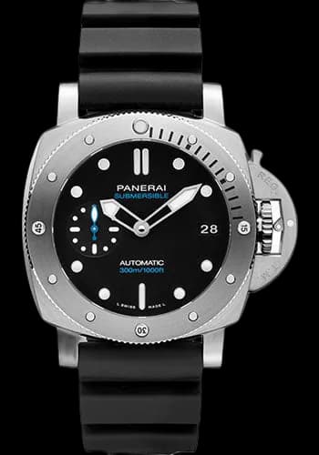 Panerai Submersible Steel — Black Sandwich Dial | Ref. PAM00973