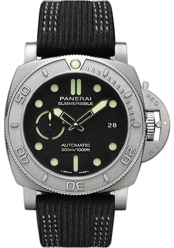 Panerai Submersible EcoTitanium — Black Dial Mike Horn Edition | Ref. PAM00984