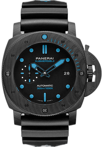 Panerai Submersible Carbotech — Black Dial Diver | Ref. PAM01616