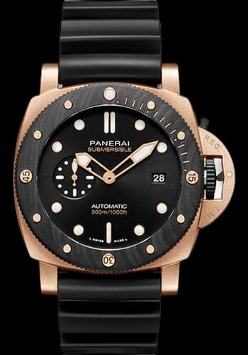 Panerai Submersible Goldtech OroCarbo — Black Dial | Ref. PAM01070