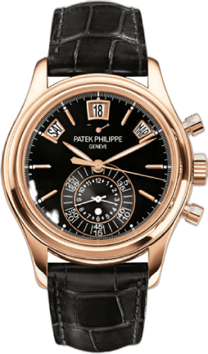 Patek Philippe Annual Calendar Rose Gold — Black Dial Chronograph | Ref. 5960R