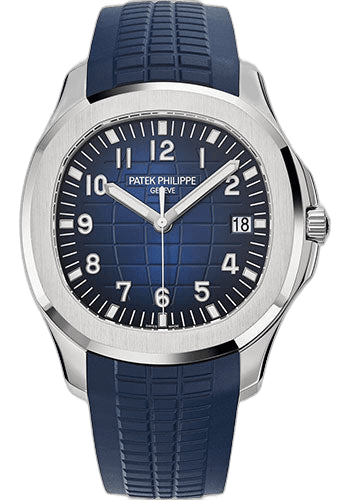 Patek Philippe Aquanaut White Gold — Night-Blue Embossed Dial | Ref. 5168G-001