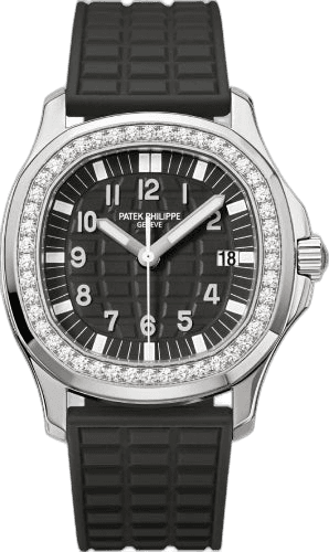 Patek Philippe Aquanaut Ladies Steel & Diamonds — Black Dial | Ref. 5067A-001