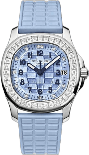 Patek Philippe Aquanaut Luce White Gold — Blue Mother-of-Pearl Diamond Dial | Ref. 5072G-001