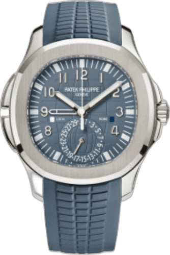 Patek Philippe Aquanaut Travel Time White Gold — Blue Dial | Ref. 5164G-001