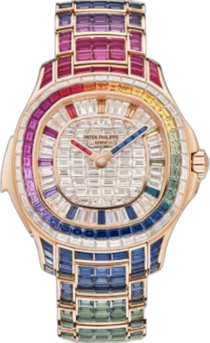 Patek Philippe Aquanaut Rose Gold — Rainbow Diamond Minute Repeater Haute Joaillerie | Ref. 5260/1455R-001