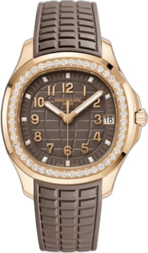 Patek Philippe Aquanaut Luce Rose Gold/Diamonds — Taupe Grey-Brown Dial | Ref. 5268/200R-010