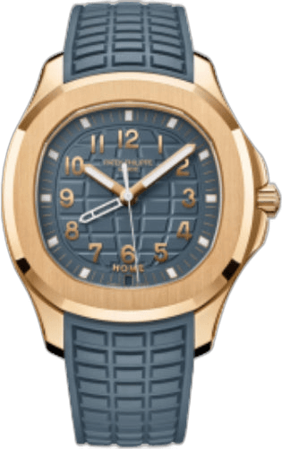 Patek Philippe Aquanaut Rose Gold — Blue Dial Travel Time | Ref. 5269R-001