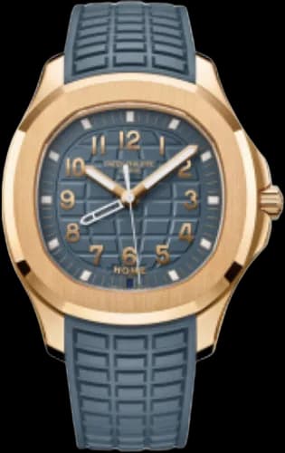 Patek Philippe Aquanaut Rose Gold — Blue Dial Travel Time | Ref. 5269R-001