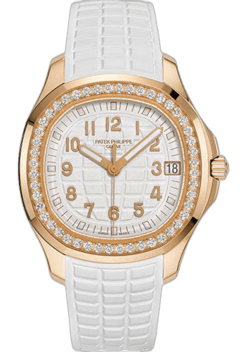 Patek Philippe Aquanaut Rose Gold — Diamond-Set White Dial | Ref. Aquanaut