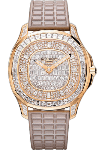 Patek Philippe Aquanaut Luce Rose Gold — Diamond Haute Joaillerie Paved Dial | Ref. 5062/450R-001