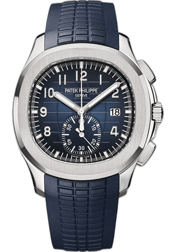 Patek Philippe Aquanaut White Gold — Blue Gradient Flyback Chronograph | Ref. 5968G-001