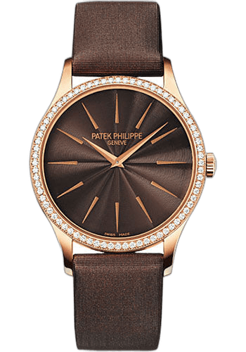 Patek Philippe Calatrava Rose Gold — Chocolate Guilloché Dial | Ref. 4897R-001