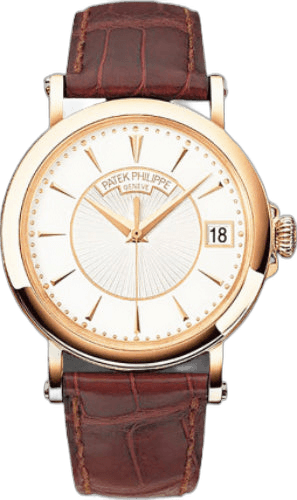 Patek Philippe Calatrava Rose Gold — Silver Opaline Dial Dress Watch | Ref. 5153R-001