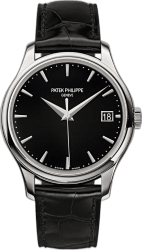 Patek Philippe Calatrava White Gold — Black Dial Date | Ref. 5227G-010