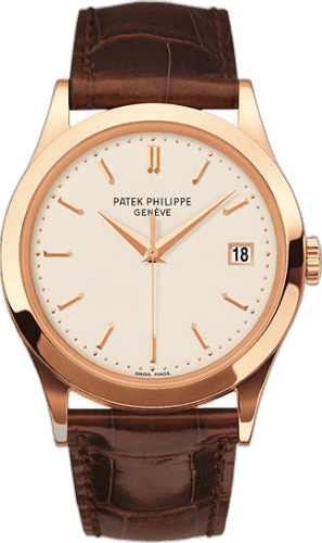 Patek Philippe Calatrava Rose Gold — White Opaline Index Dial | Ref. 5296R-010