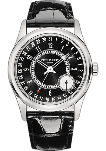 Patek Philippe Calatrava White Gold — Ebony Black Sunburst Dial | Ref. 6006G-001
