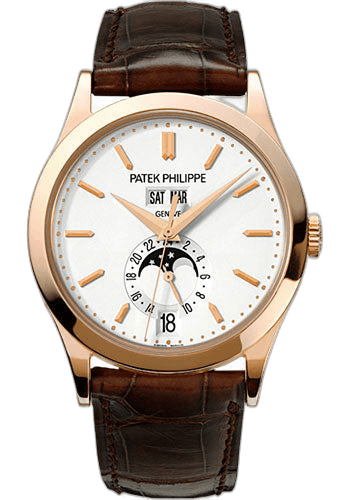 Patek Philippe Annual Calendar Rose Gold — Silvery Opaline Dial with Moon Phase | Ref. 5146R
