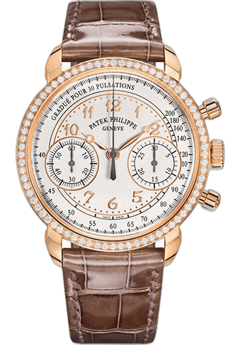 Patek Philippe Complications Rose Gold Chronograph — Silvery Opaline Dial | Ref. 7150/250R-001