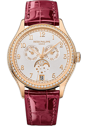 Patek Philippe Complications Rose Gold — Diamond-Set Annual Calendar Moon Phase | Ref. 4947R-001