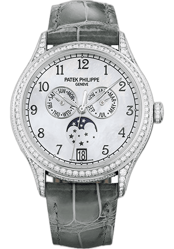 Patek Philippe Complications White Gold & Diamonds — Diamond-Set Dress Watch | Ref. 4948G-010