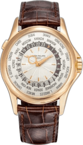 Patek Philippe Complications Yellow Gold — Silver World Time 39.5mm | Ref. 5130J-001