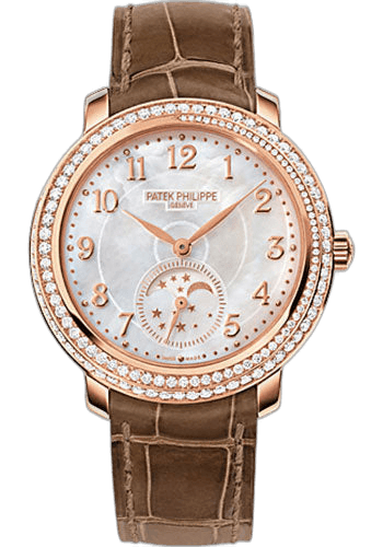 Patek Philippe Complications Rose Gold — Diamond Spiral Mother-of-Pearl | Ref. 4968R-001