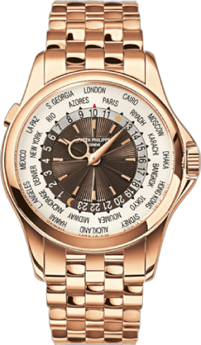 Patek Philippe Complications Rose Gold — White Dial World Time | Ref. 5130/1R-011
