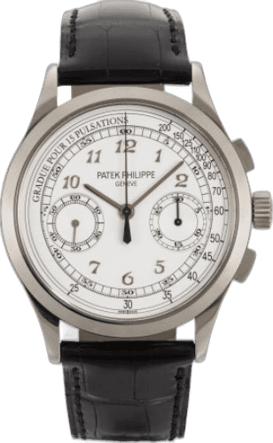 Patek Philippe Complications White Gold — Chronograph, Silver Dial | Ref. 5170G-001