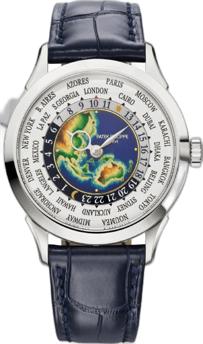 Patek Philippe Complications White Gold — Grand Feu Cloisonné World Time Dial | Ref. 5231G-001