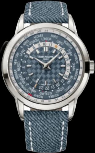 Patek Philippe Grand Complications White Gold — Blue Dial World Time | Ref. 5330G-001