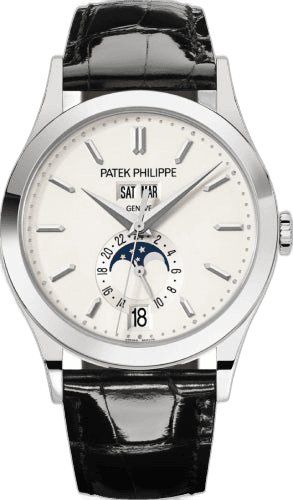 Patek Philippe Complications Annual Calendar White Gold — Silver Opaline Dial | Ref. 5396G-011