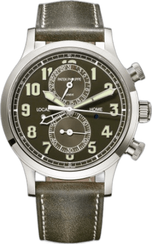 Patek Philippe Complications White Gold — Khaki Green Dial | Ref. 5924G-010