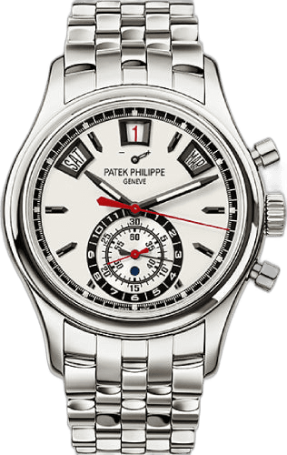 Patek Philippe Complications Steel — White Annual Calendar Chronograph Dial | Ref. 5960/1A-001