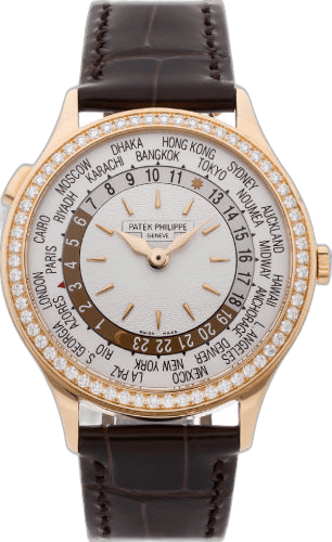 Patek Philippe Complications Rose Gold — World Time Ivory Opaline Dial | Ref. 7130R-001