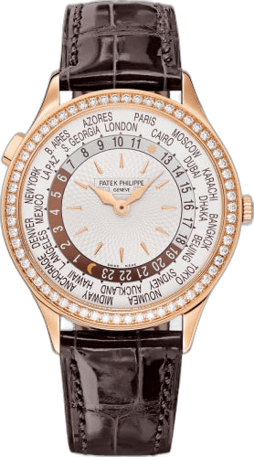 Patek Philippe Complications Rose Gold — World Time, Ivory Cream Dial | Ref. 7130R-013