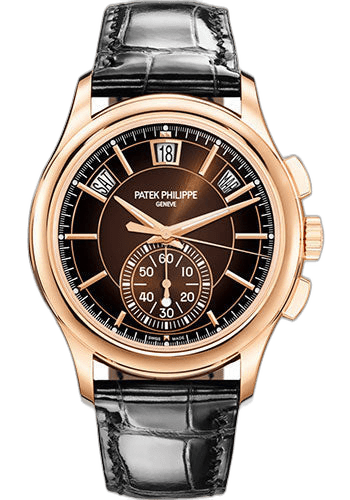 Patek Philippe Complications Flyback Chronograph Annual Calendar Rose Gold — Brown Sunburst Dial | Ref. 5905R-001