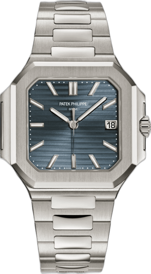 Patek Philippe Cubitus White Gold — Blue Sunray Dial | Ref. 7128/1G-001