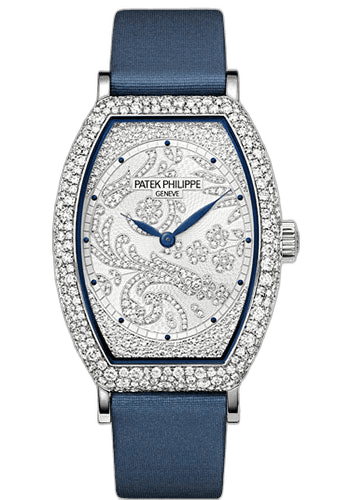 Patek Philippe Gondolo White Gold — Diamond-Set Art Deco | Ref. 7099G-001