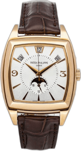 Patek Philippe Gondolo Calendario Rose Gold — Silver Annual Calendar | Ref. 5135R-001