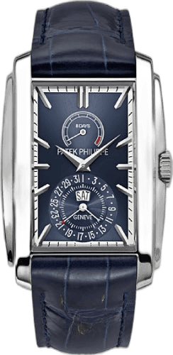 Patek Philippe Gondolo White Gold — Blue Sunburst Dial | Ref. 5200G-001