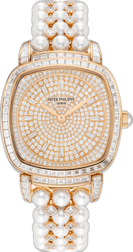 Patek Philippe Gondolo Rose Gold & Diamonds — Diamond Pavé Dial | Ref. 7042/100R-001
