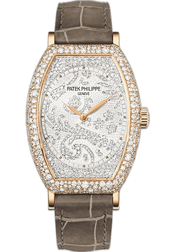 Patek Philippe Gondolo Rose Gold — Diamond-Set Guilloché Dial | Ref. 7099R-001