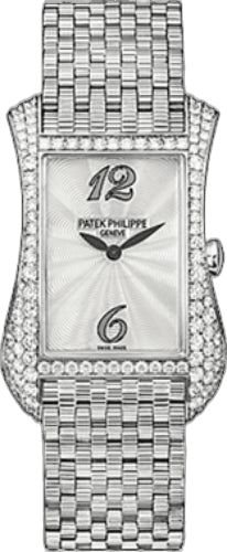 Patek Philippe Gondolo Serata White Gold — Diamond Bezel Mother of Pearl Dial | Ref. 4972/1G-001