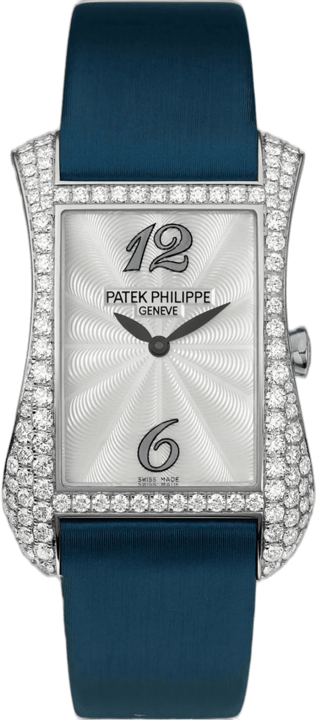 Patek Philippe Gondolo Serata White Gold — White Mother-of-Pearl Guilloché Dial | Ref. 4972G-001