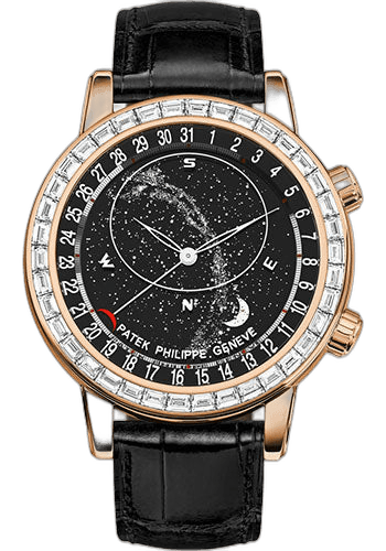 Patek Philippe Grand Complications Rose Gold — Sapphire-Crystal Sky Chart Dial | Ref. 6104R-001
